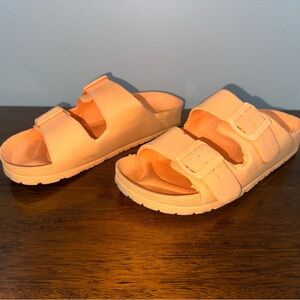 Womens Peach Sandals
